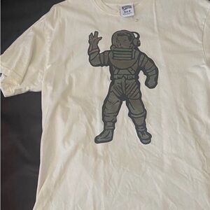 Billionaire Boys Club Cream Tee with Astronaut Graphic